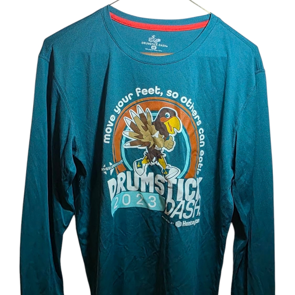 Blue Long Sleeve Graphic Tee